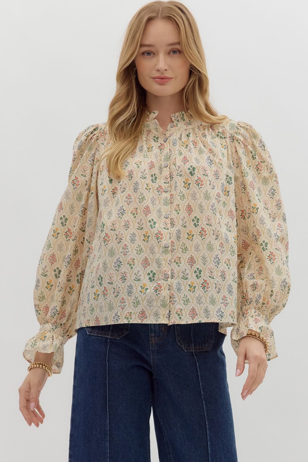 Sallie Blouse - Ecru