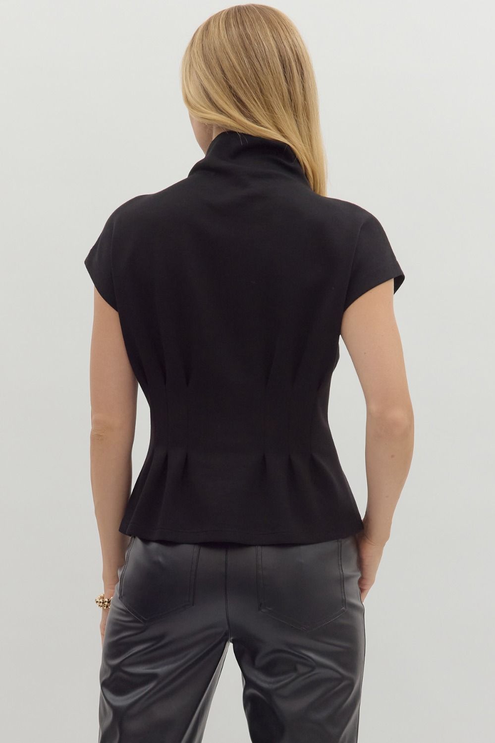 Midnight Mock Neck Top