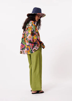 Ariane Spicy Garden Navy Shirt