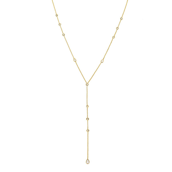 Alexia CZ Lariat Necklace - Southern Fuss