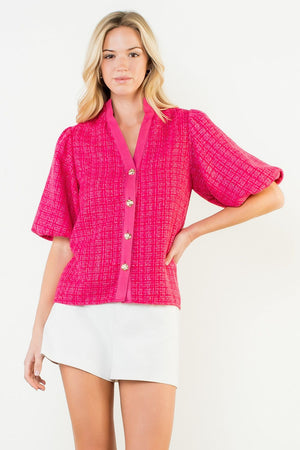 THML Opaline Tweed Top