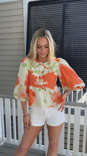 Bloom Babe Bow top
