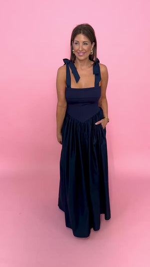 Sierra Navy Maxi Dress