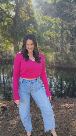 Magenta Mood Sweater