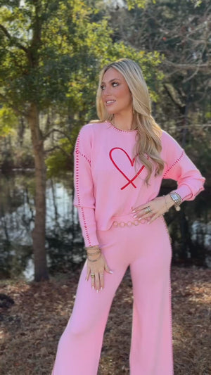 Sweetheart Pant Set