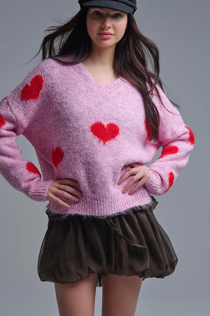 Pink Sweetheart Sweater