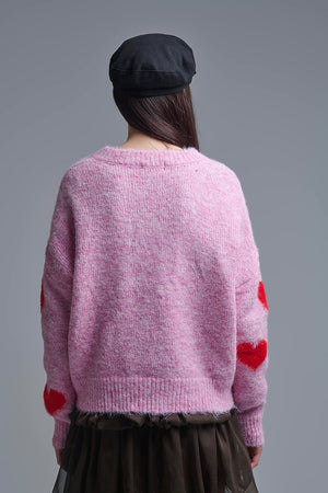 Pink Sweetheart Sweater