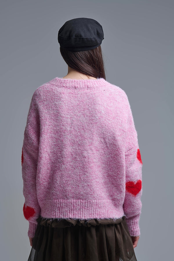 Pink Sweetheart Sweater