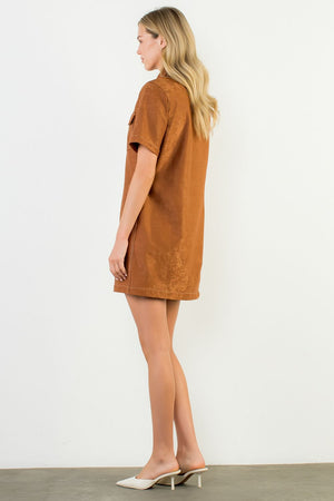 THML Thelma Suede Dress