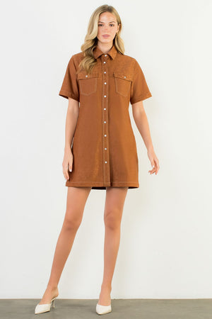 THML Thelma Suede Dress